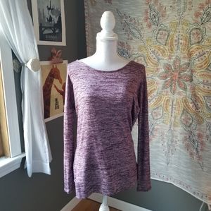 Athleta purple open back top